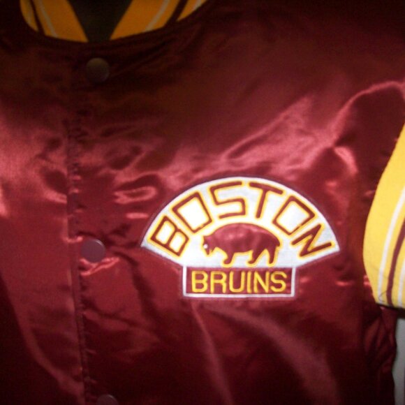BOSTON BRUINS NHL Starter Snap Down Jacket 5X 6X - Picture 4 of 9